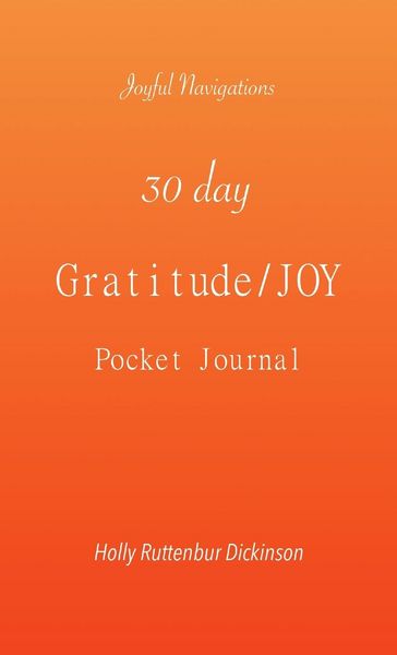 Produktbild: 30 day Gratitude/JOY Pocket Journal