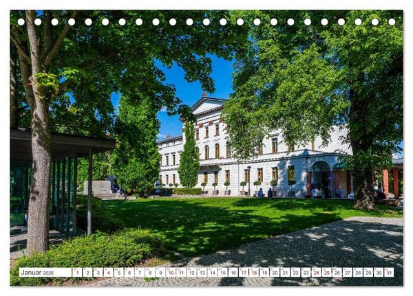 Produktbild: Kulturstadt Weimar - Stadt der Klassiker (Tischkalender 2026 DIN A5 quer), CALVENDO Monatskalender