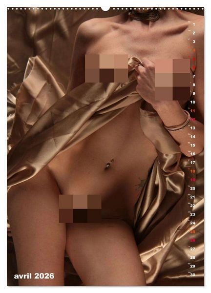 Produktbild: L'or nu (Calendrier mural 2026 DIN A2 horizontal), CALVENDO calendrier mensuel
