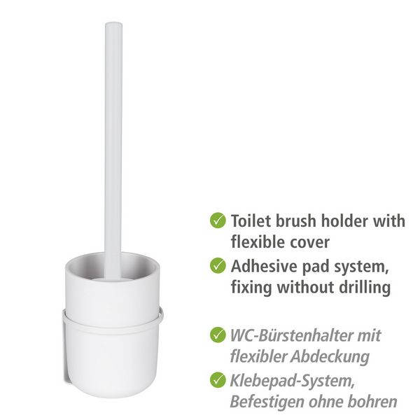 Produktbild: Turbo-Loc&reg; WC-Garnitur Mod. Carpino Wei&szlig;, Befestigen ohne Bohren