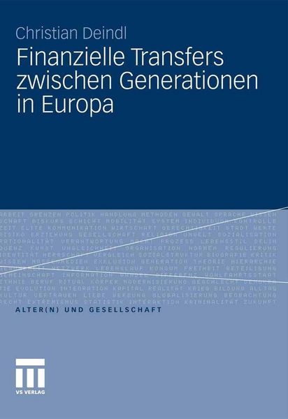 Produktbild: Finanzielle Transfers zwischen Generationen in Europa