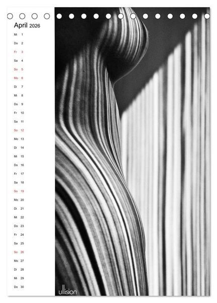 Produktbild: Akt abstrakt (Tischkalender 2026 DIN A5 hoch), CALVENDO Monatskalender