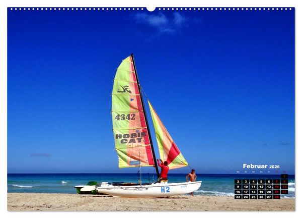 Produktbild: Katamarane an Traumstr&auml;nden - Hobie Cats in Cuba (Wandkalender 2026 DIN A2 quer), CALVENDO Monatskalender