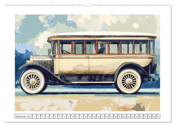 Produktbild: Eleganz auf R&auml;dern (hochwertiger Premium Wandkalender 2026 DIN A2 quer), Kunstdruck in Hochglanz