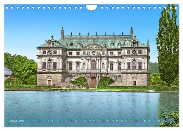 Produktbild: Historisches Dresden um 1900 neu restauriert und detailkoloriert (Wandkalender 2026 DIN A4 quer), CALVENDO Monatskalender