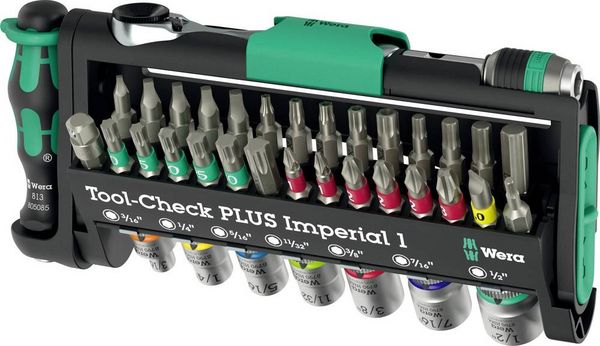 Produktbild: Wera Tool-Check PLUS Imperial 1 05049060001 Torq-Bit 39teilig