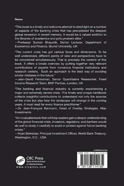 Produktbild: The Banking Crisis Handbook
