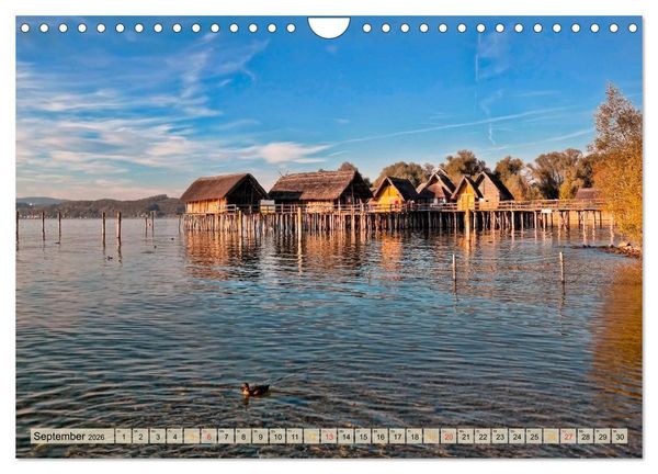 Produktbild: Bodensee - "Die D&ouml;rfer sind wie ein Garten ..." (Rainer Maria Rilke) (Wandkalender 2026 DIN A4 quer), CALVENDO Monatskalender