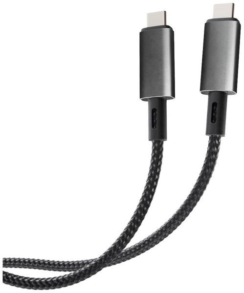 Vivanco USB-C® Kabel USB4® USB-C® Schwarz 64014