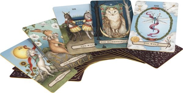 Produktbild: Woodland Wardens Tarot - Set mit Booklet u. 78 Karten