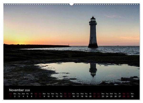 Produktbild: Wirral Reflections (High Quality Premium Wall Calendar 2026 DIN A2 landscape),CALVENDO 12 Month Wall Calendar