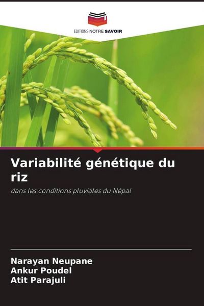 Produktbild: Variabilit&eacute; g&eacute;n&eacute;tique du riz