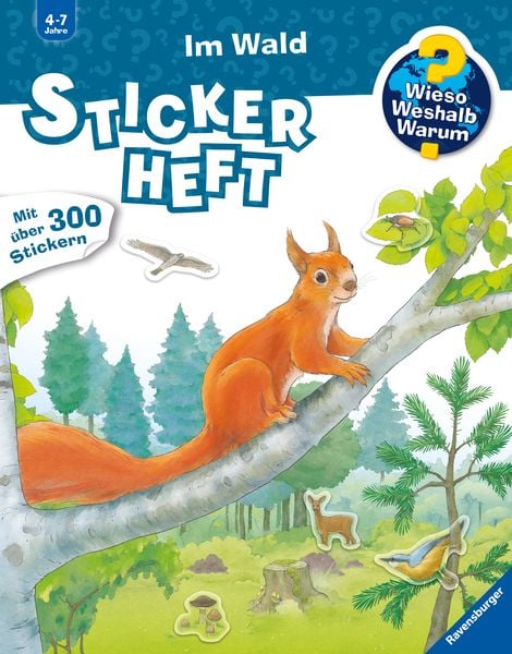 Produktbild: Wieso? Weshalb? Warum? Stickerheft - Im Wald