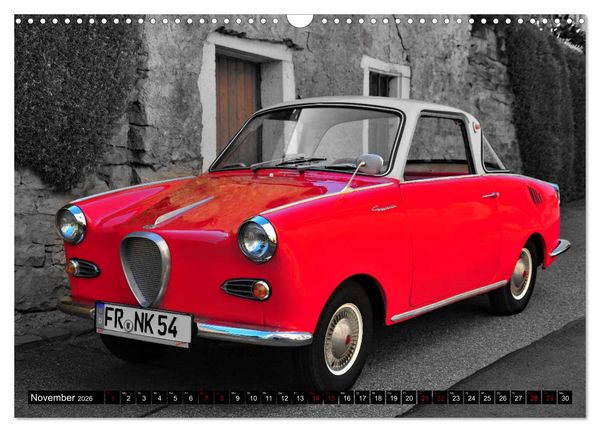Produktbild: Historische Kleinwagen Made in Germany ART GALERIE (Wandkalender 2026 DIN A3 quer), CALVENDO Monatskalender