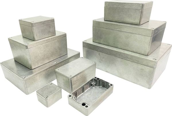 Gainta G110 Universal-Gehäuse 79.6 x 74.6 x 52 Aluminium Aluminium legiert Aluminium (Natur) 1 St.