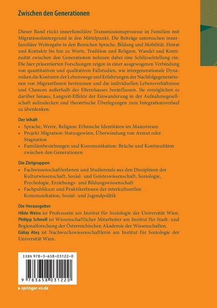 Produktbild: Zwischen den Generationen