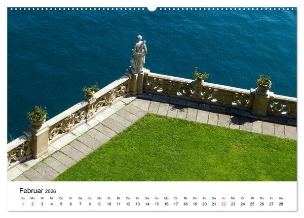 Produktbild: Impressionen vom Comer See (hochwertiger Premium Wandkalender 2026 DIN A2 quer), Kunstdruck in Hochglanz