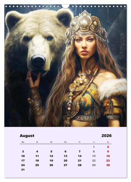 Produktbild: Magische Reise zu mystischen Wesen. Keltische Fantasie-Gestalten (Wandkalender 2026 DIN A3 hoch), CALVENDO Monatskalender