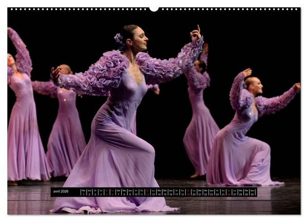 Produktbild: Danses de l'&acirc;me russe (Calendrier mural 2026 DIN A2 vertical) calendrier de bureau