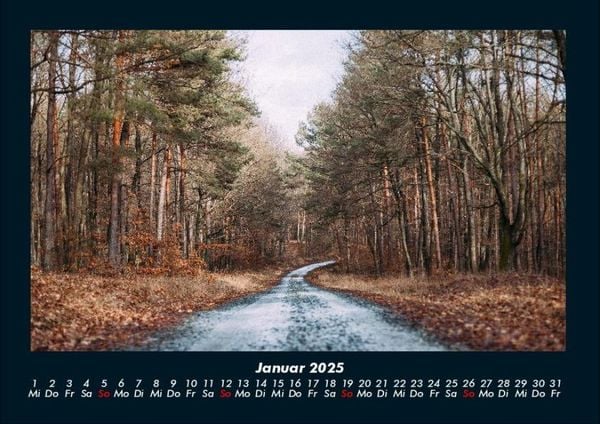 Produktbild: Naturlandschaften 2025 Fotokalender DIN A4
