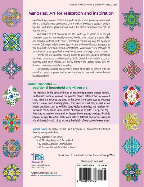 Produktbild: 42 Indian Mandalas Coloring Book