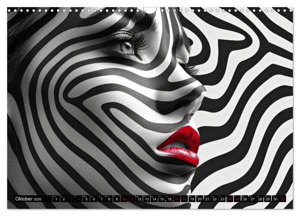 Produktbild: Faszination Bodypainting (Wandkalender 2026 DIN A3 quer), CALVENDO Monatskalender
