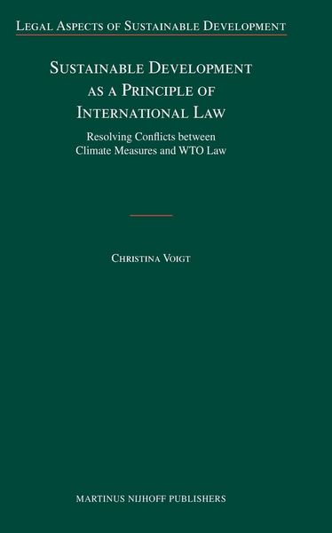 Produktbild: Sustainable Development as a Principle of International Law