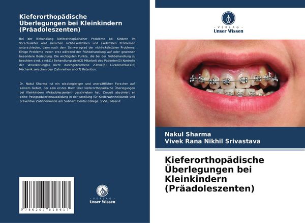 Produktbild: Kieferorthop&auml;dische &Uuml;berlegungen bei Kleinkindern (Pr&auml;adoleszenten)