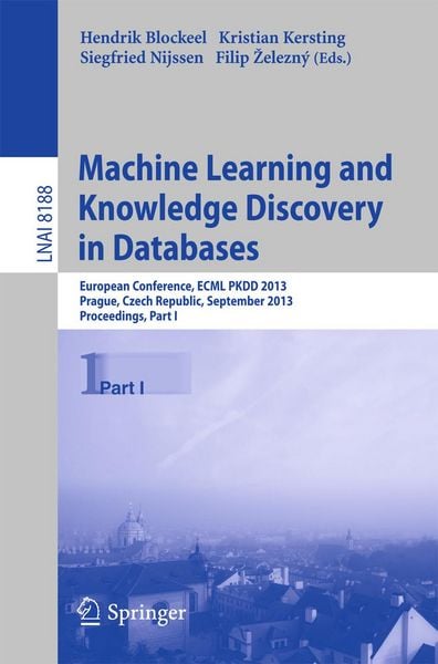 Produktbild: Machine Learning and Knowledge Discovery in Databases