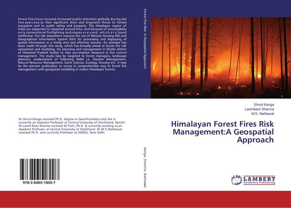 Produktbild: Himalayan Forest Fires Risk Management:A Geospatial Approach