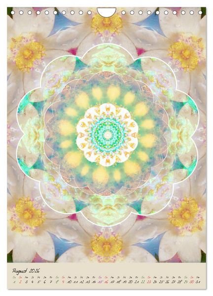 Produktbild: FLORALE MANDALAS (Wandkalender 2026 DIN A4 hoch), CALVENDO Monatskalender