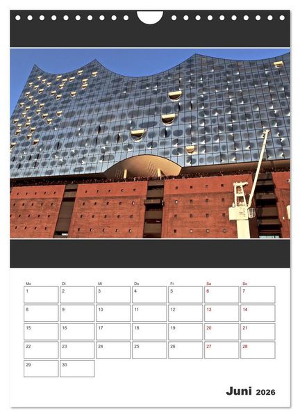 Produktbild: Spitze! Elbphilharmonie Hamburg 2026 (Wandkalender 2026 DIN A4 hoch), CALVENDO Monatskalender