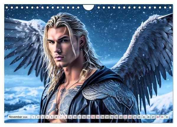 Produktbild: Engel - K&auml;mpfer gegen das B&ouml;se (Wandkalender 2026 DIN A4 quer), CALVENDO Monatskalender