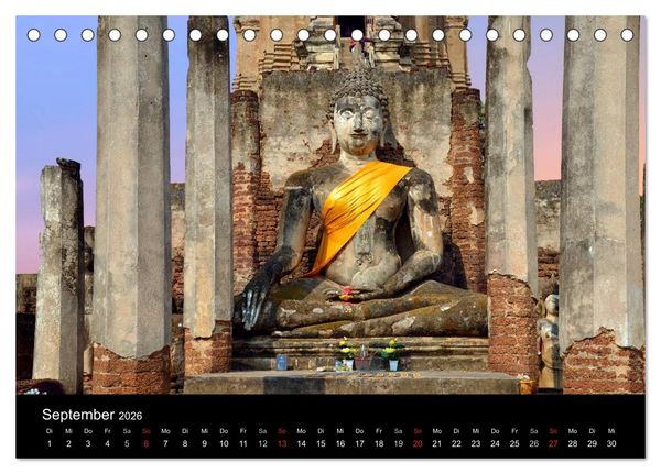 Produktbild: Sch&ouml;nes Thailand (Tischkalender 2026 DIN A5 quer), CALVENDO Monatskalender