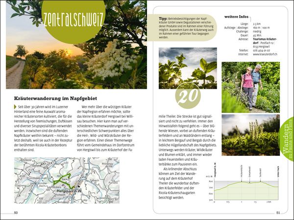 Produktbild: K&uuml;mmerly+Frey Erlebnis Schweiz Wandern zu Flora und Fauna - Wanderf&uuml;hrer