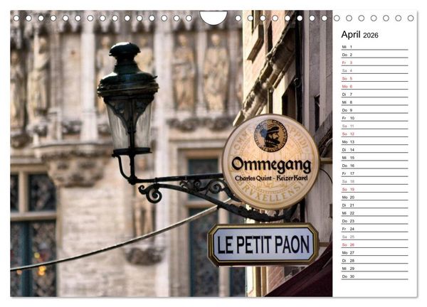 Produktbild: 300mm - Br&uuml;ssel (Wandkalender 2026 DIN A4 quer), CALVENDO Monatskalender