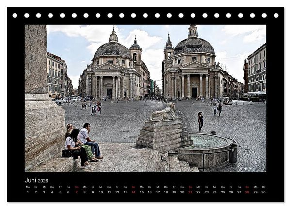 Produktbild: Roma (Tischkalender 2026 DIN A5 quer), CALVENDO Monatskalender