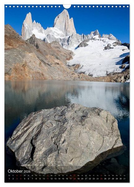 Produktbild: Majest&auml;tische Berge Cerro Fitzroy Patagonien (Wandkalender 2026 DIN A3 hoch), CALVENDO Monatskalender