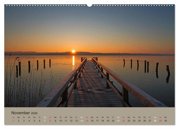 Produktbild: Lichtstimmungen im sch&ouml;nen Schleswig Holstein (hochwertiger Premium Wandkalender 2026 DIN A2 quer), Kunstdruck in Hochglanz