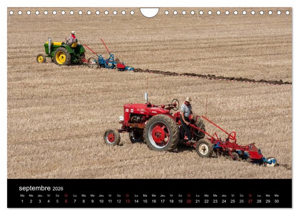 Produktbild: Anciens tracteurs agricoles (Calendrier mural 2026 DIN A4 vertical), CALVENDO calendrier mensuel