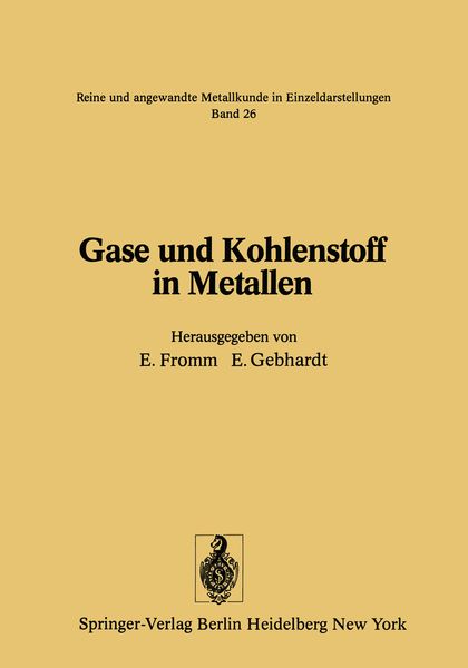 Produktbild: Gase und Kohlenstoff in Metallen