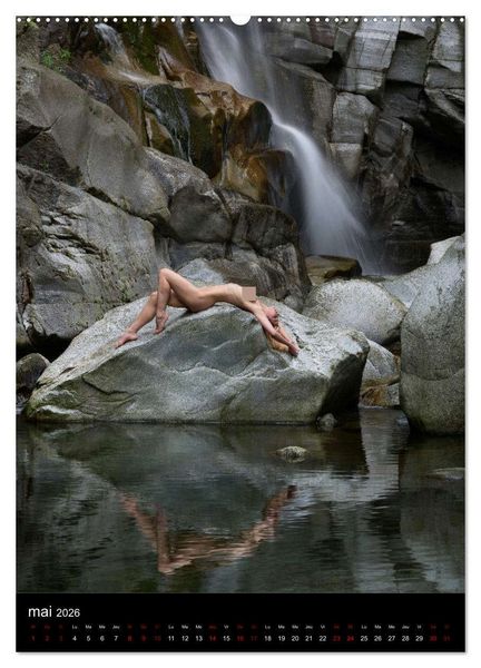 Produktbild: Chutes d'eau au Tessin (Calendrier mural 2026 DIN A2 horizontal) calendrier de bureau