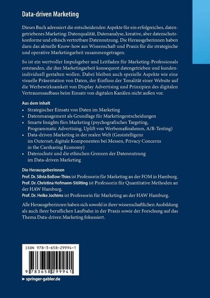 Produktbild: Data-driven Marketing