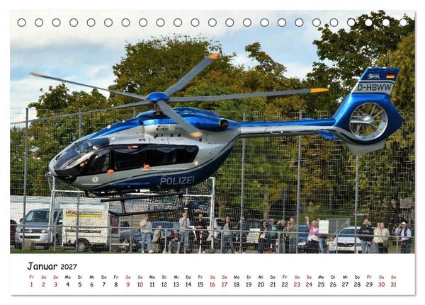 Produktbild: Wo Kraft schwebt und Pr&auml;zision fliegt (Tischkalender 2027 DIN A5 quer), CALVENDO Monatskalender
