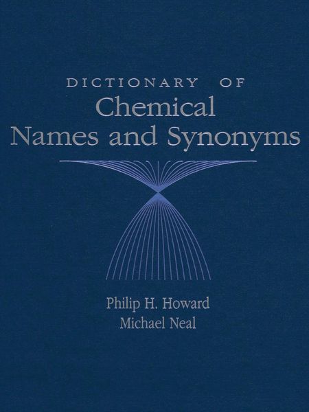 Produktbild: Dictionary of Chemical Names and Synonyms