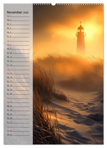 Produktbild: Maritim, Deutschlands K&uuml;sten (Wandkalender 2026 DIN A2 hoch), CALVENDO Monatskalender