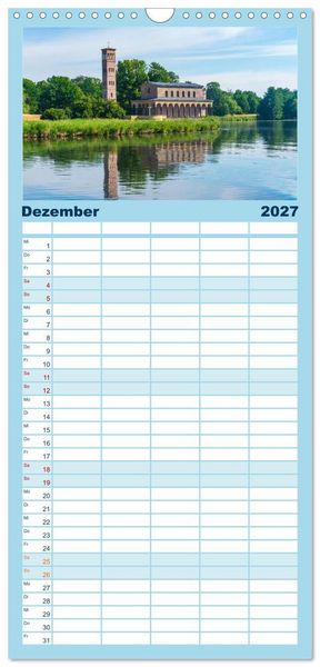 Produktbild: Familienplaner 2027 - Bootscharter nach Berlin mit 5 Spalten (Wandkalender, 21 x 45 cm) CALVENDO