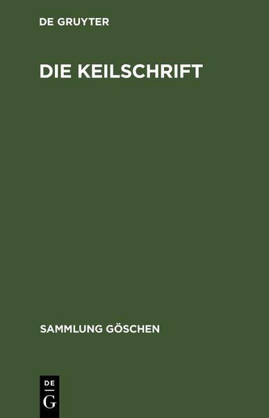 Produktbild: Die Keilschrift