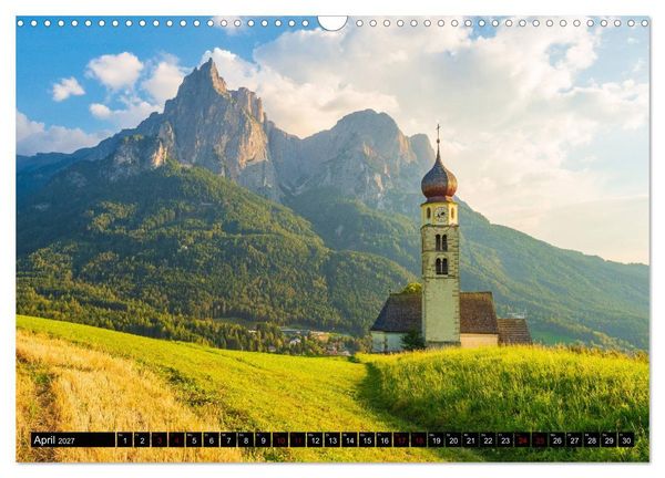 Produktbild: Sehnsucht Seiser Alm (Wandkalender 2027 DIN A3 quer), CALVENDO Monatskalender