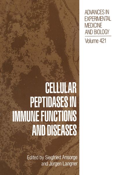Produktbild: Cellular Peptidases in Immune Functions and Diseases